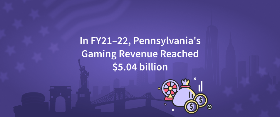 In FY21–22, Pennsylvania's Gaming Revenue Reached $5.04 billion